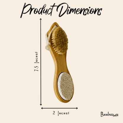 Bamboo Exfoliating Foot Pedicure Tool