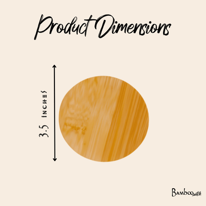 Bamboo Mason Jar Lids