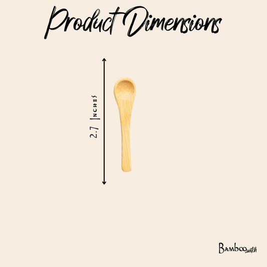 Mini Bamboo Spice Spoon